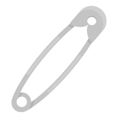 Çengelli iğne simge vektör çizim için web ve hareket eden