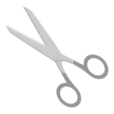 Makas simge vektör çizim için web ve hareket eden