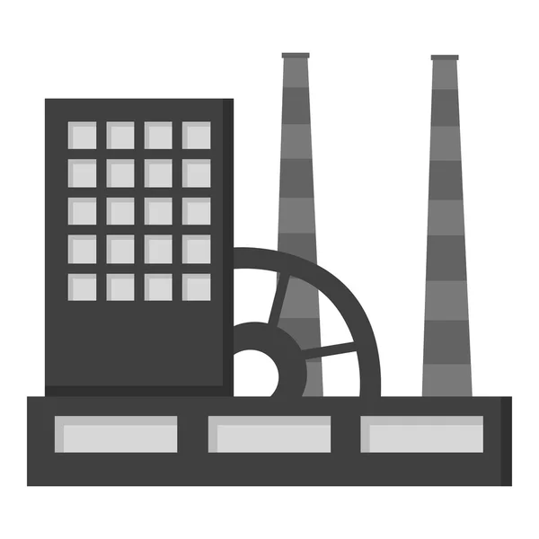 Заводская иконка векторной иллюстрации для веб и мобильных устройств — стоковый вектор