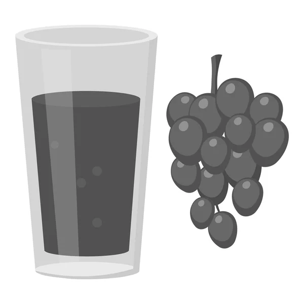 Иконка виноградного сока векторной иллюстрации для интернета и мобильного телефона — стоковый вектор