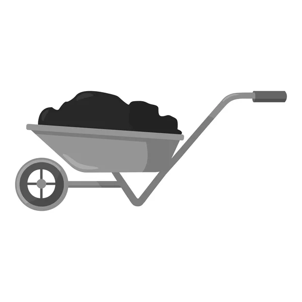 Wheelbarrow icono de ilustración vectorial para web y móvil — Archivo Imágenes Vectoriales