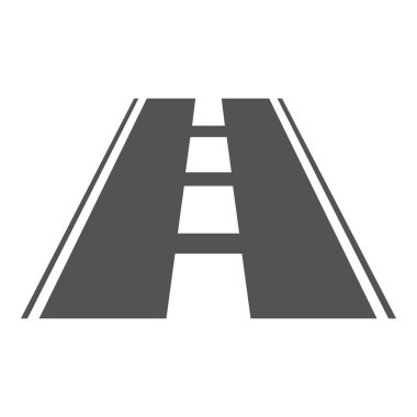 Web ve mobil için vektör çizim yol simgesi