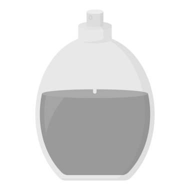 Tek renkli stil beyaz arka plan üzerinde izole parfüm simgesini. Sembol stok vektör çizim kadar yapmak.