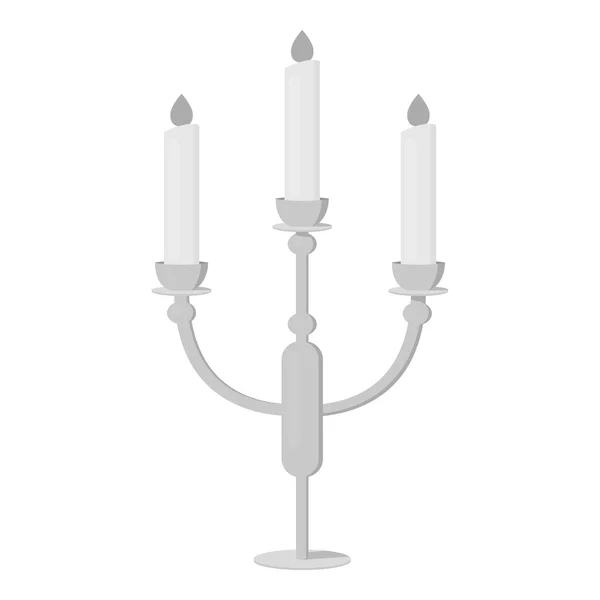 Web とモバイルのベクトル図の燭台ランプ アイコン — ストックベクタ