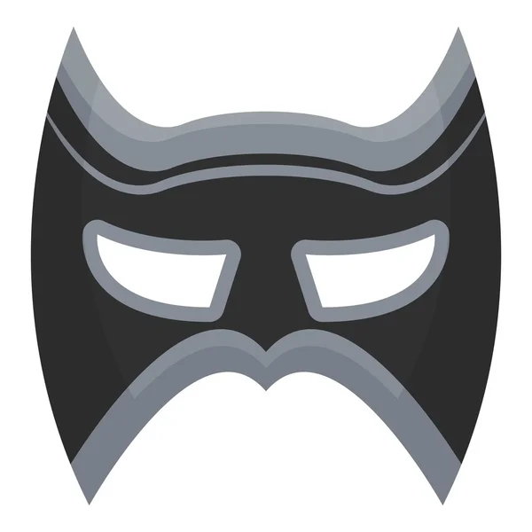 Göz maskesi simgesi beyaz arka plan üzerinde izole karikatür tarzı. Superheros sembol stok vektör çizim maske. — Stok Vektör