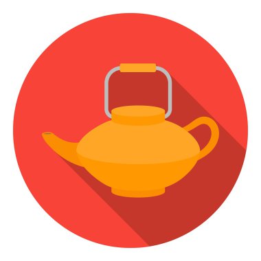 Beyaz arka plan üzerinde izole düz tarzda Tetsubin simgesi. Suşi sembolü stok vektör illüstrasyon.