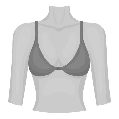 Tek renkli stil beyaz arka plan üzerinde izole meme simgesini. Vücut sembol stok vektör çizim parçası.