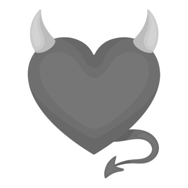 Tek renkli tarzı beyaz arka plan üzerinde izole kalp simgesi. Romantik sembol stok vektör çizim.