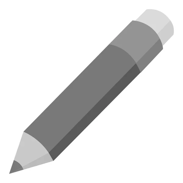 Монохромный карандаш. Икона единого образования из большой школы, университетский монохромный . — стоковый вектор