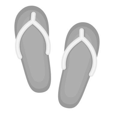 Web ve mobil için vektör çizim terlik simgesi