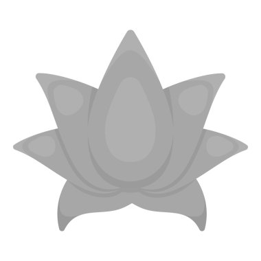 Lotus simge vektör çizim için web ve hareket eden