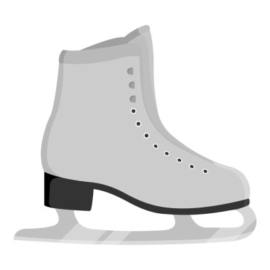 Paten simge tek renkli. Büyük fitness, sağlıklı, egzersiz tek renk simgesinden tek spor.