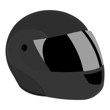 Motosiklet kask simge tek renkli. Büyük fitness, sağlıklı, egzersiz tek renk simgesinden tek spor.