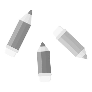 Tek renkli kurşun kalem simgesini. Gösterim amacıyla web ve mobil tasarım.