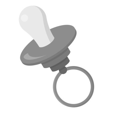 Meme ucu tek renkli simge. Gösterim amacıyla web ve mobil tasarım.