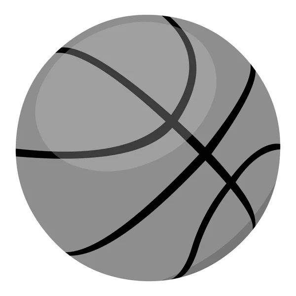 Basketball icon monochrome. Single sport icon from the big fitness, healthy, workout monochrome. — Stock Vector