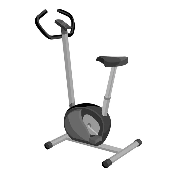 Hometrainer pictogram monochroom. Enkele sport icoon van de grote fitness, gezond, training monochroom. — Stockvector