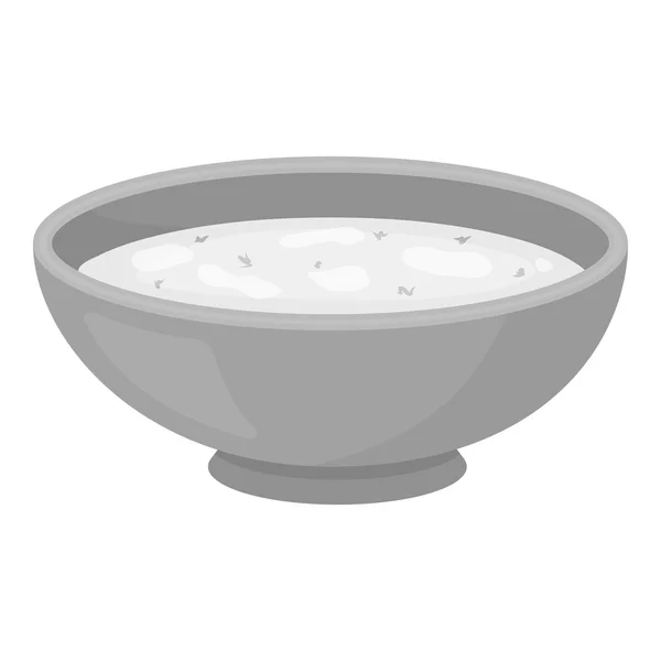 Ícone de sopa Miso em estilo monocromático isolado no fundo branco. Sushi símbolo estoque vetor ilustração . —  Vetores de Stock