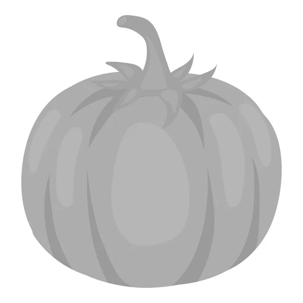 Pumpkin icon monochrome. Singe vegetables icon from the eco food monochrome. — Stock Vector