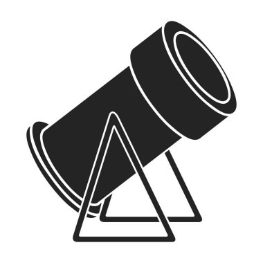 Siyah stil beyaz arka plan üzerinde izole kar topu simgesini. Ski resort sembol stok vektör çizim.