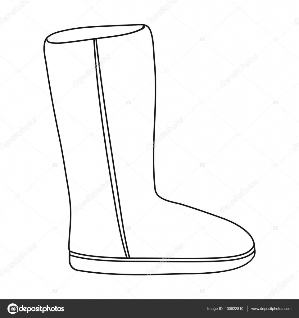 Ugg Boot Sketch Ugg Boot Sketch