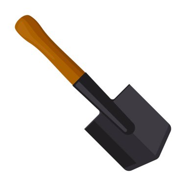 Askeri fethediyorsunuz aracı simgesi beyaz arka plan üzerinde izole karikatür tarzı. Askeri ve ordu sembol stok vektör çizim