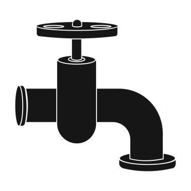 Beyaz arka plan üzerinde izole Siyah tarzında simgesine dokunun. Kurmak ve sembol stok vektör çizim onarma.