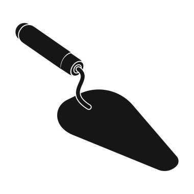 Mala simge siyah stil beyaz arka plan üzerinde izole içinde. Kurmak ve sembol stok vektör çizim onarma.