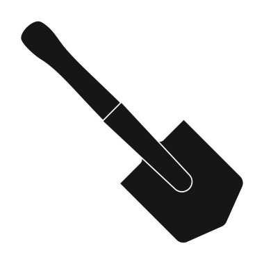 Askeri fethediyorsunuz aracı simgesini izole beyaz arka plan üzerinde siyah stil. Askeri ve ordu sembol stok vektör çizim