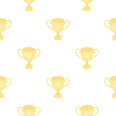 Köpek ödül vektör simge karikatür tarzı web için