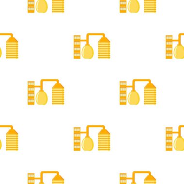 Fabrika simge vektör çizim için web ve hareket eden