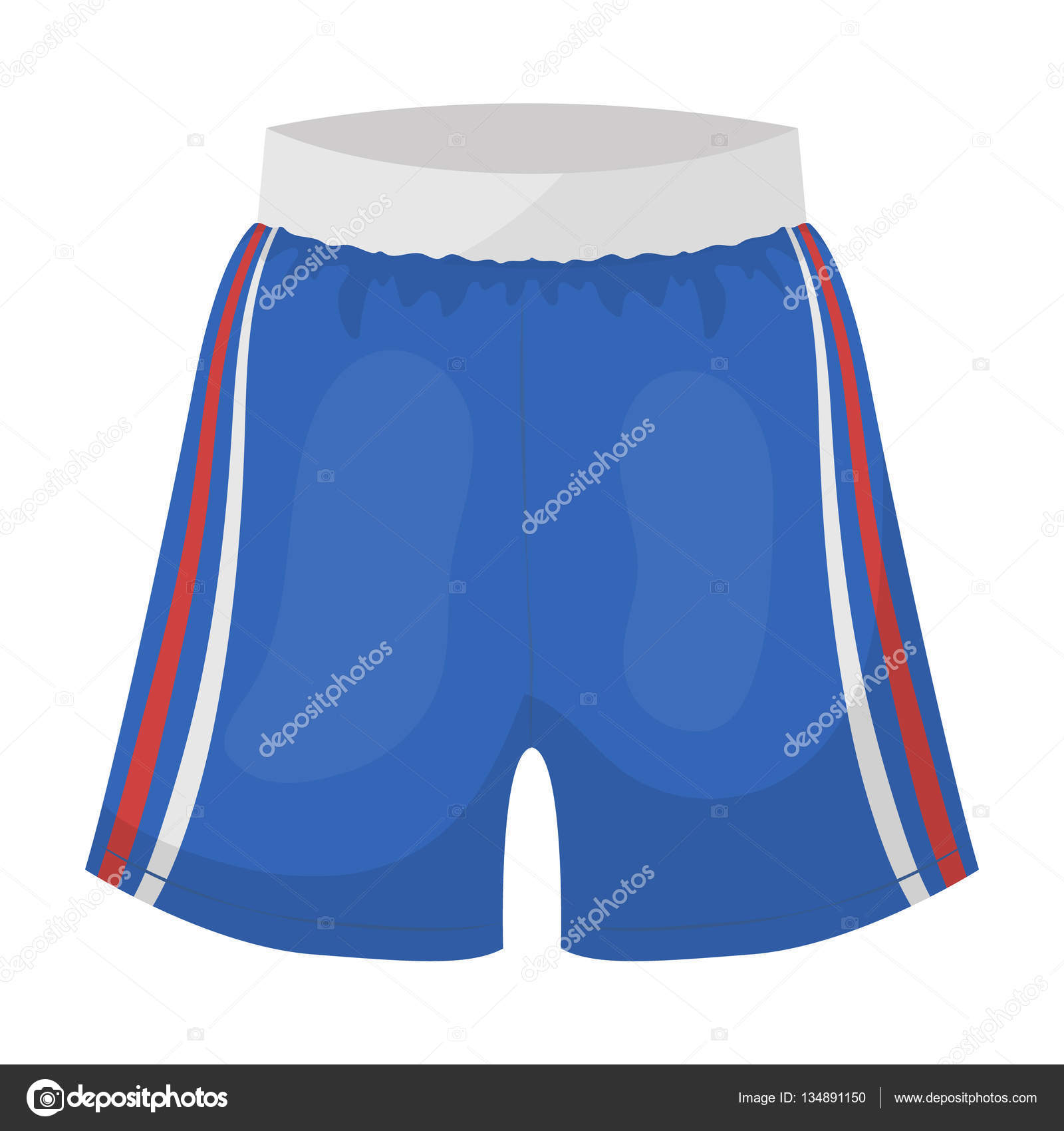 White top shorts cartoon
