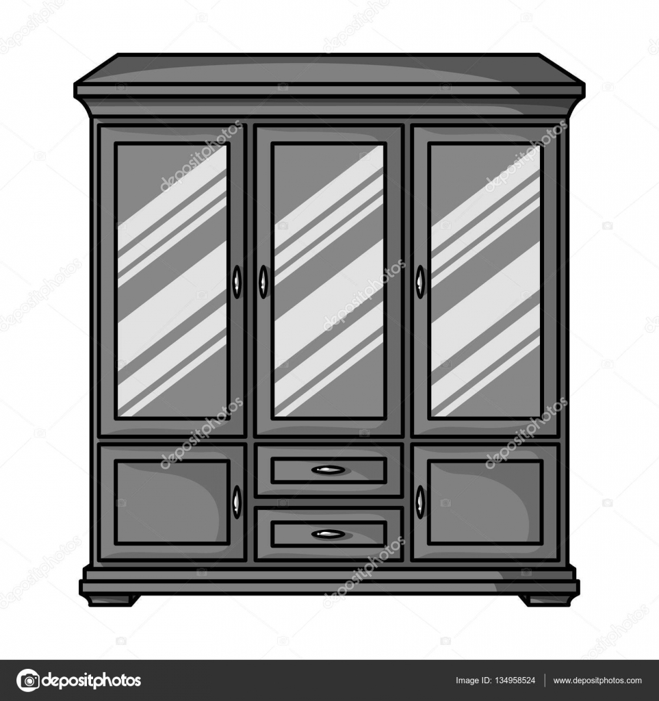 Ilustración vectorial de una puerta en un fondo blanco — Vector de