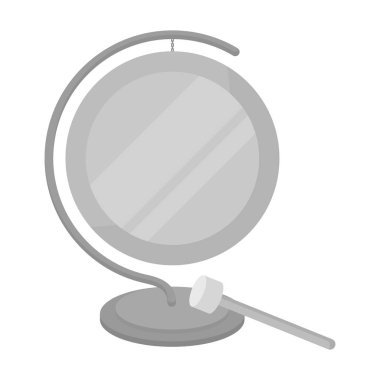 Boks gong simgesi beyaz arka plan üzerinde izole tek renkli tarzı. Boks sembol stok vektör çizim.