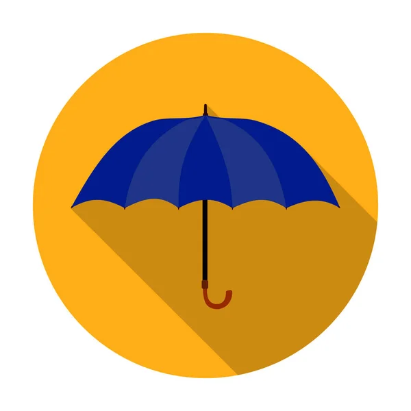 Icono de paraguas en estilo plano aislado sobre fondo blanco. Inglaterra país símbolo stock vector ilustración . — Vector de stock