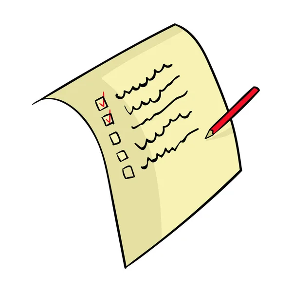 Check list icon, cartoon style — Stock Vector © ylivdesign 181134896