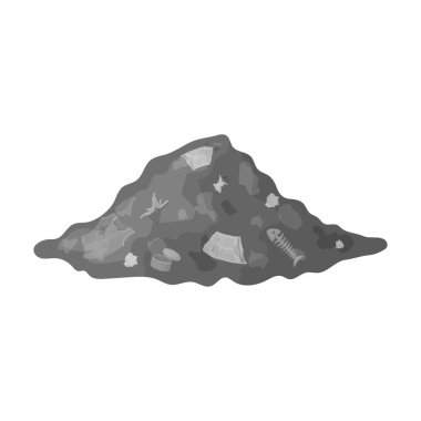 Beyaz arka plan üzerinde izole anahat stili simgesini dökümü. Biyoloji ve ekoloji sembol stok vektör çizim.