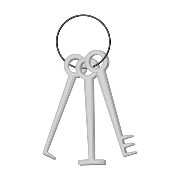 Hackers lockpicks pictogram in kaderstijl geïsoleerd op een witte achtergrond. Hackers en hacken symbool voorraad vectorillustratie. — Stockvector