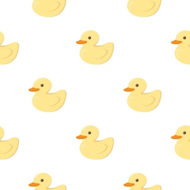 Ördek simgesi beyaz arka plan üzerinde izole karikatür tarzı. Hayvan bir desen hisse senedi vektör çizim