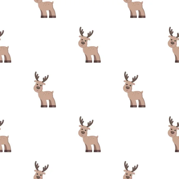 Icona del cartone animato dei cervi. Illustrazione per web e mobile design . — Vettoriale Stock