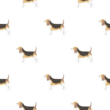 Boxer Köpek vektör simgesi web için desen tarzında