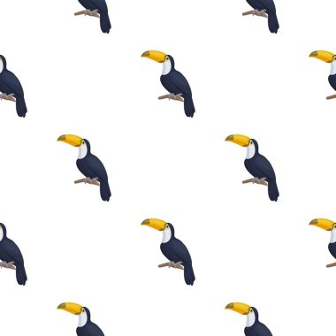 Beyaz arka plan üzerinde izole desen stili simgesini tavuk. Kuş sembol stok vektör çizim.