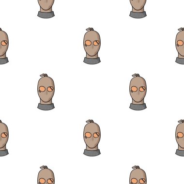 Beyaz arka plan üzerinde izole desen stili simgesini hırsız. Suç sembol stok vektör çizim.