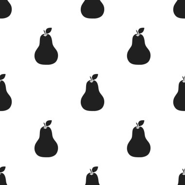 Armut simge siyah. Meyve simge tek.