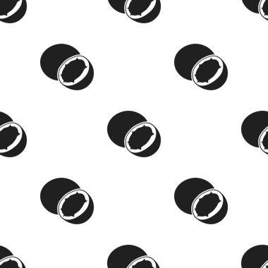 Hindistan cevizi simge siyah. Meyve simge tek.