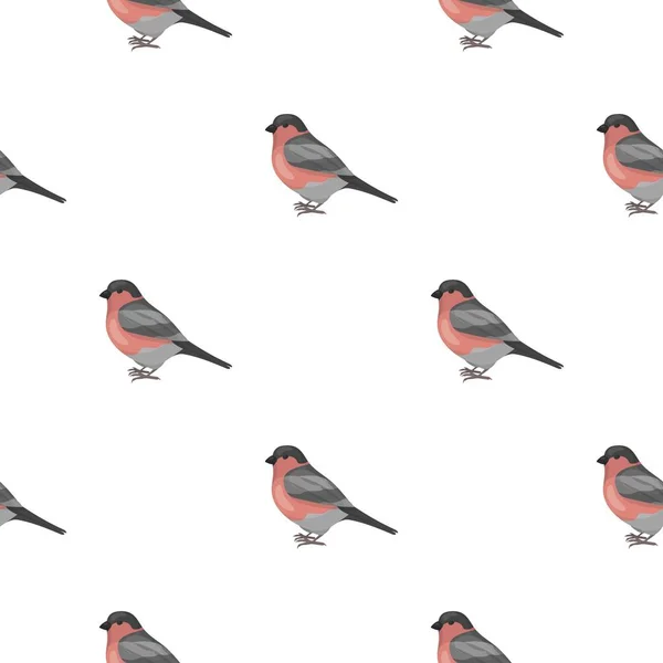 Swan pictogram in Patroonstijl geïsoleerd op een witte achtergrond. Vogel symbool voorraad vectorillustratie. — Stockvector