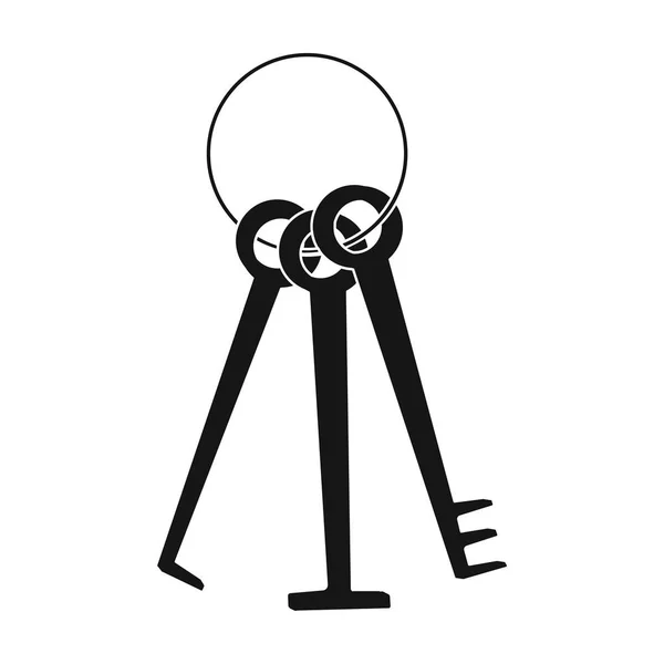 Hackers lockpicks ícone em estilo preto isolado no fundo branco. Hackers e hackers símbolo estoque vetor ilustração . —  Vetores de Stock