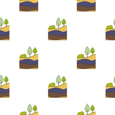 Beyaz arka plan üzerinde izole karikatür tarzı earth simgesini katmanları. Benim hisse senedi vektör çizim desen.