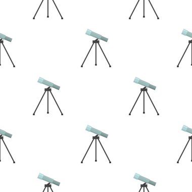 Teleskop simgesi karikatür. Büyük okul, üniversite karikatür simgesinden tek eğitim.