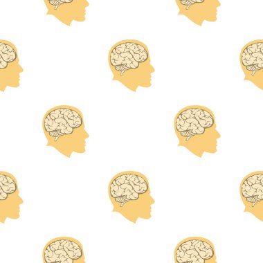 Beyin simgesi karikatür. Büyük okul, üniversite karikatür simgesinden tek eğitim.